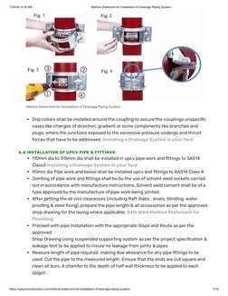 Drainage Piping Installation Method Statement | PDF | Plumbing | Pipe ...
