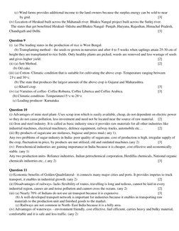 (c) Wind farms provides additional income to the land owners because the surplus energy can be sold to near