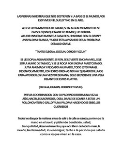 LASPIERNAS NUESTRAS QUE NOS SOSTIENEN Y LA BASE ES EL MUNDO,POR
ESO VIVE EN EL SUELO Y NO EN EL AIRE.
 
A EL SE UNTA MANTECA