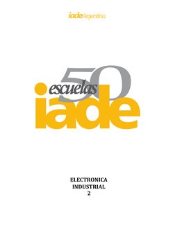 ELECTRONICA 
INDUSTRIAL
2
0
5
escuelas
