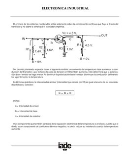 CURSO DE ELECTRONICA INDUSTRIAL
5
El primero de los sistemas nombrados actúa solamente sobre la componente continua que fluye