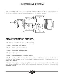 CURSO DE ELECTRONICA INDUSTRIAL
6
Esta propiedad del diodo de aprovecha en el circuito de la figura 27 para impedir una progr