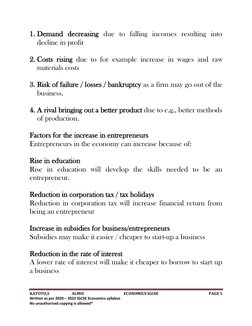 Economic Problem Notes.pdf The Basic Economic Problem Full Notes | PDF | Economics | Labour Economics