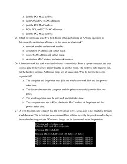 Network Configuration Exit Exam Questions | PDF | Computer Network ...