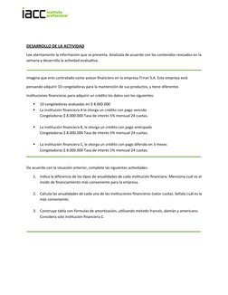 DESARROLLO DE LA ACTIVIDAD
Lee atentamente la información que se presenta. Analízala de acuerdo con los contenidos revisados