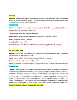 Frankenstein: The Complete Script | PDF | Frankenstein