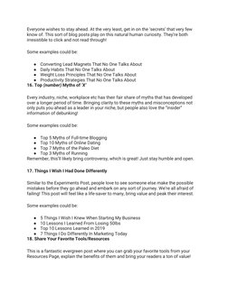 Everyone wishes to stay ahead. At the very least, get in on the ‘secrets’ that very few 
know of. This sort of blog posts pla