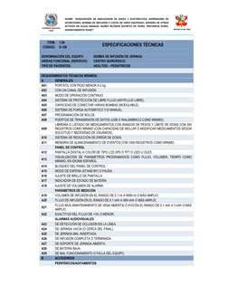 IOARR: “ADQUISICIÓN DE ANALIZADOR DE GASES Y ELECTROLITOS, ASPIRADORA DE 
SECRECIONES, BOMBA DE INFUSIÓN Y COCHE DE PARO