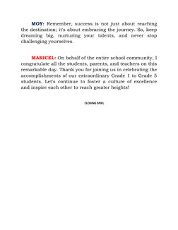 Emcee Script for Recognition Day | PDF
