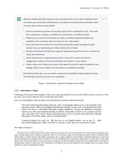 A PREPRINT - JANUARY 31, 2024
Figure 1: Instructions + Question Prompt result example
1.2.2
Instructions + Input
Continuing w