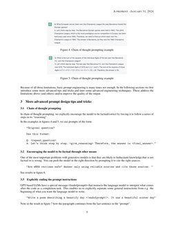 A PREPRINT - JANUARY 31, 2024
Figure 4: Chain of thought prompting example
Figure 5: Chain of thought prompting example
Becau