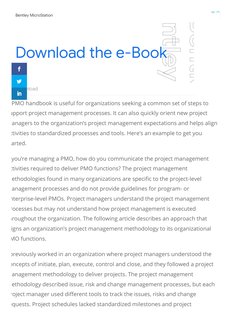 PMO Handbook for Project Managers | PDF | Project Management | Business