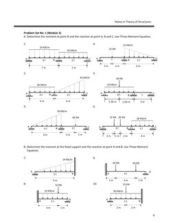 Three-Moment Equation in Beam Analysis | PDF | Beam (Structure) | Bending