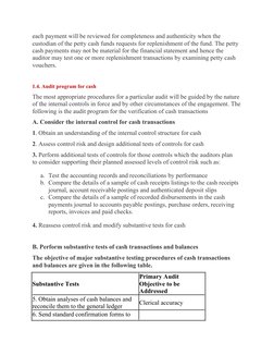 Internal Controls for Cash Transactions | PDF | Cheque | Audit