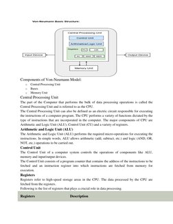 Overview of Stored Program Concept | PDF | Central Processing Unit ...