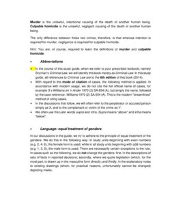 CRW1501 Criminal Law Study Guide | PDF | Crimes | Crime & Violence