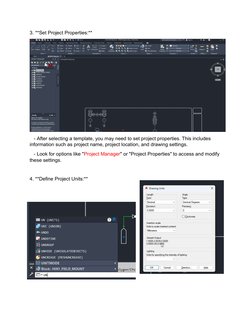 3. **Set Project Properties:** 
 
   - After selecting a template, you may need to set project properties. This includes 
inf