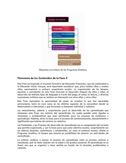 Programa Sintético Fase 2 Preescolar | PDF | Educación de la primera ...