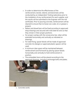 Method Statement for Concrete Works | PDF | Concrete | Building Engineering