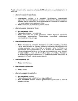 Para la valoración de las reacciones adversas (RAM) se tendrán en cuenta los criterios de 
la CIOSM 
- 
Alteraciones cardiova