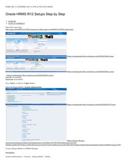 Oracle HRMS R12 Setup Guide | PDF | Recruitment | Button (Computing)