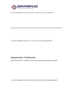 ¿Cuál es la importancia de un asunto claro y conciso en un correo electrónico?
¿Qué precauciones se deben tomar al enviar inf