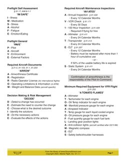 Copyright 2023, Atlanta Flight, Inc. V.1.1.1
Page 7
From the library of www.GroundSchool.com
Minimum Required Equipment for V
