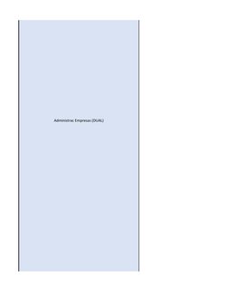 Administrac Empresas (DUAL)
