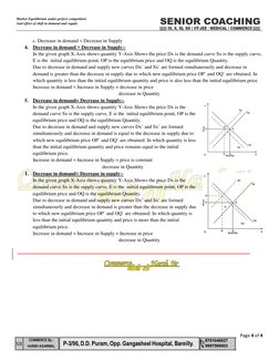 Market Equilibrium in Perfect Competition | PDF | Demand | Supply And ...