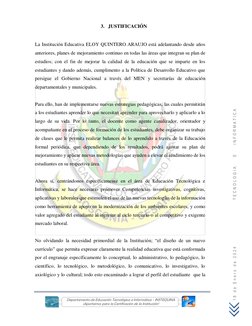 Departamento de Educación Tecnológica e Informática - INSTEQUINA 
¡Aportamos para la Certificación de la Institución!