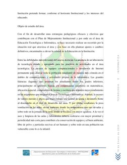 Departamento de Educación Tecnológica e Informática - INSTEQUINA 
¡Aportamos para la Certificación de la Institución!