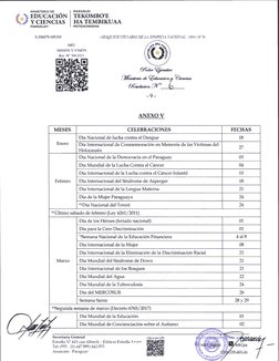 (#
MINI§TERIO DE
EDUCACION
Y CIENCTAS
PARAGUAY
PARAGUAI
TEKOMBO'E
HATEMBIKUAA
MOTENONDEHA
x.33657F109.NF
(SESPLTCE}'If:-4NO D