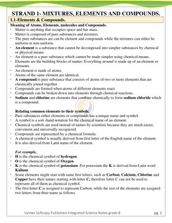 Integrated Science Grade 8 Notes.pdf Grade 8 Integrated Science Notes PDF | PDF | Osmosis | Chemical Elements