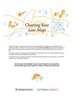 Building Love Maps Activity.pdf Love Maps Quiz for Couples | PDF
