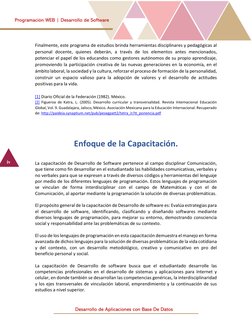 Desarrollo de Aplicaciones con Base De Datos 
Programación WEB | Desarrollo de Software 
iv 
 
 
Finalmente, este program