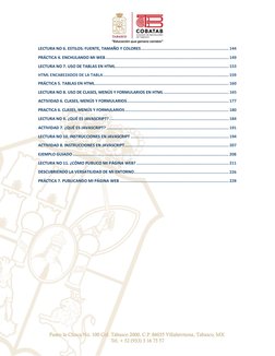 LECTURA NO 6. ESTILOS: FUENTE, TAMAÑO Y COLORES .....................................................................