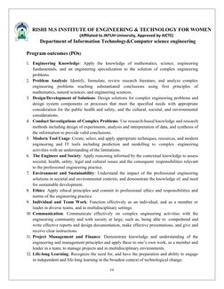 vii
RISHI M.S INSTITUTE OF ENGINEERING & TECHNOLOGY FOR WOMEN
(Affiliated to JNTUH University, Approved by AICTE)
Department