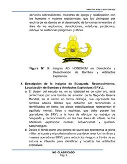 DIRECTIVA Nº 50-23-01-01/XXX-2022
servicios sobresalientes, muestras de apego y colaboración con
los  hombres  y  mujeres  ex