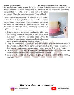 Inicios en decoración                                                La cocinita de Digna tlf: 04166620445