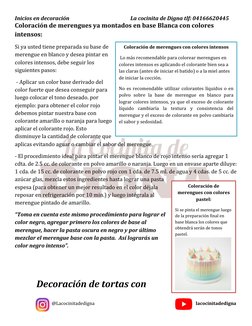 Inicios en decoración                                                La cocinita de Digna tlf: 04166620445