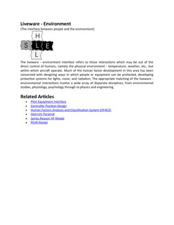Understanding the ICAO SHELL Model | PDF