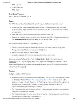 DLR Rapid Fault/Restore Cycle Guide | PDF | Computing | Computer ...