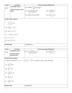 Unit 6 - AP Calculus BC | PDF | Integral | Derivative