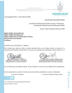 Lineamientos Portafolio Docente 2024 | PDF | Evaluación | Plan de estudios