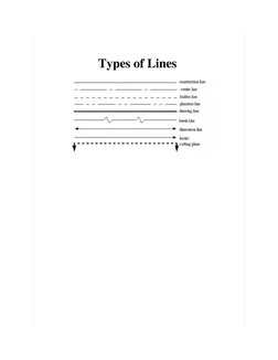 Line Types Pdf Types of Lines in Engineering Drawing | PDF | Technical Drawing | Drawing