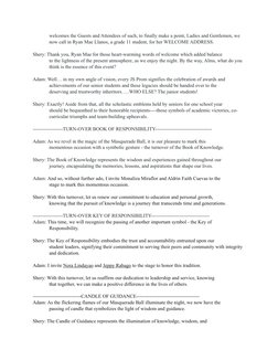 JS Prom Emcee Script: Masquerade Ball | PDF | Prom