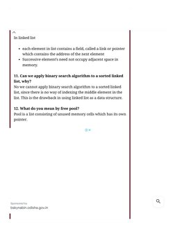 Data Structures Lab Viva Questions | PDF