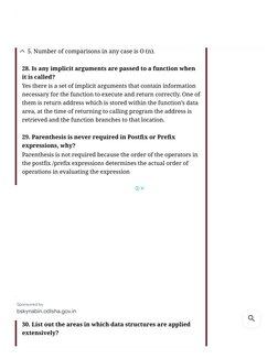 Data Structures Lab Viva Questions | PDF