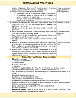 Proyecto: Un viaje a través del tiempo | PDF | Verbo | Adverbio