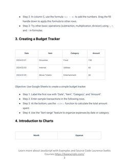 Google Sheets Starter Exercises | PDF | Spreadsheet | Computer Programming